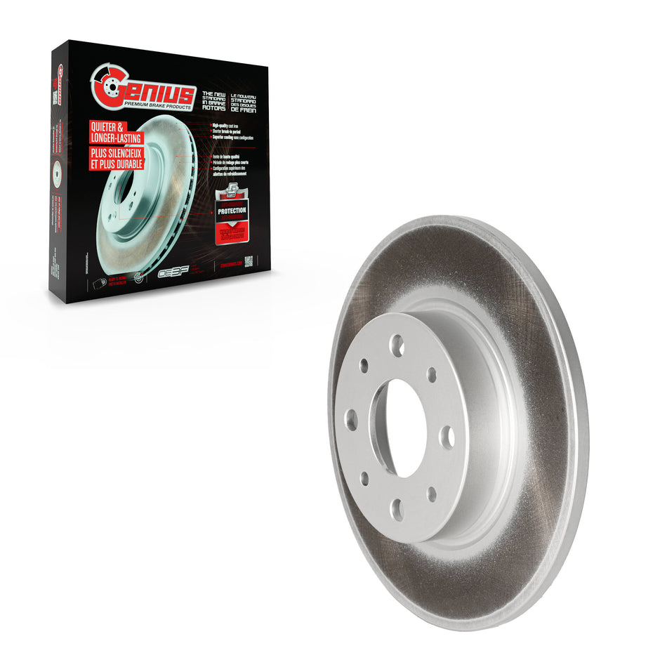 Rear Coated Disc Brake Rotor (1 Piece Only) GCR-981788 For Fiat 500