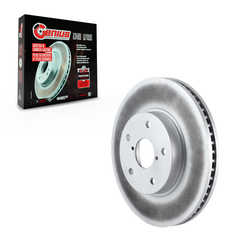 Front Coated Disc Brake Rotor (1 Piece Only) GCR-981957 For 2015-2019 Subaru Legacy 2.5L