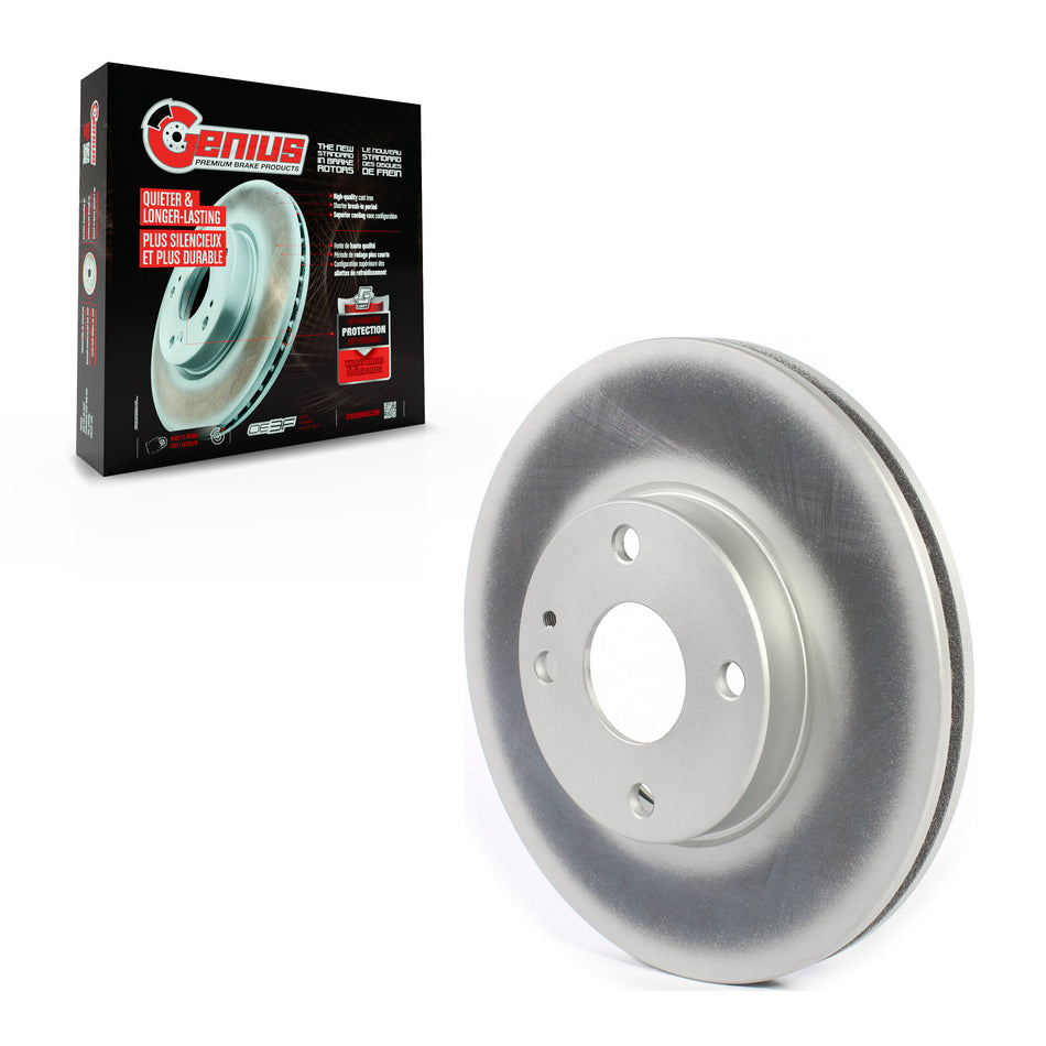 Front Coated Disc Brake Rotor (1 Piece Only) GCR-982048 For Toyota Yaris iA Scion