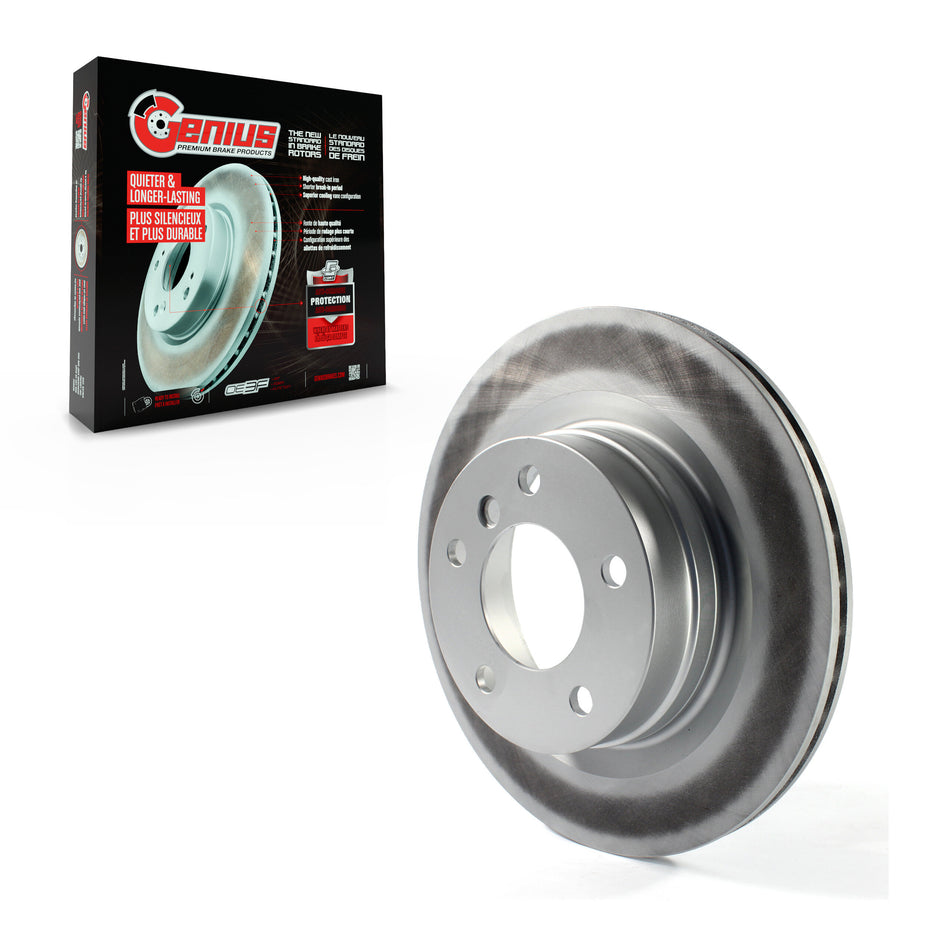 Rear Coated Disc Brake Rotor (1 Piece Only) GCR-982062 For BMW 230i xDrive 228i 328i 320i 428i 328d
