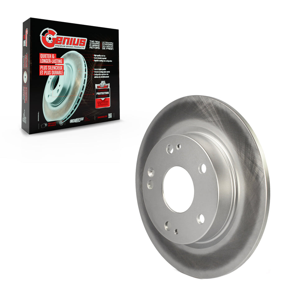 Rear Coated Disc Brake Rotor (1 Piece Only) GCR-982073 For Honda Civic Insight