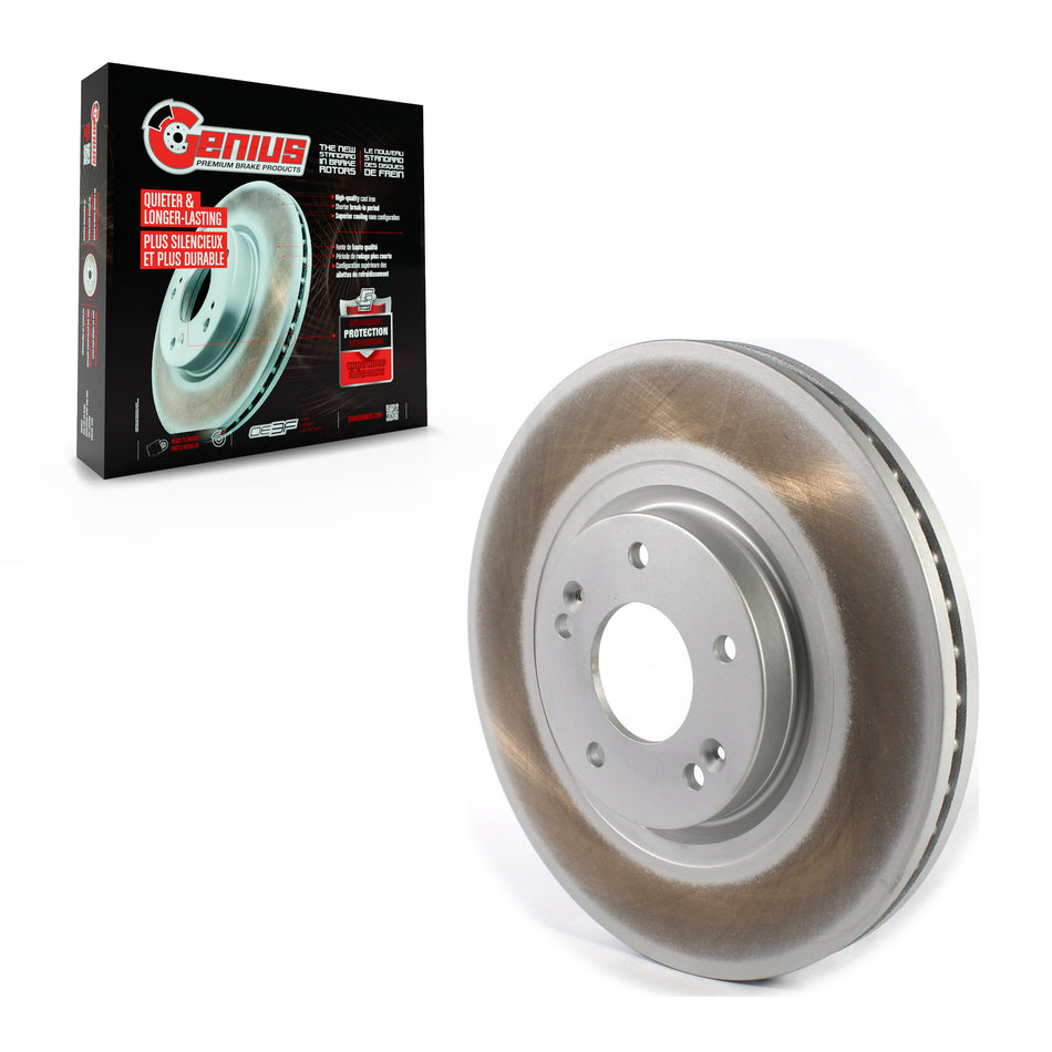 Front Coated Disc Brake Rotor (1 Piece Only) GCR-982097 For 2015-2021 Kia Sedona