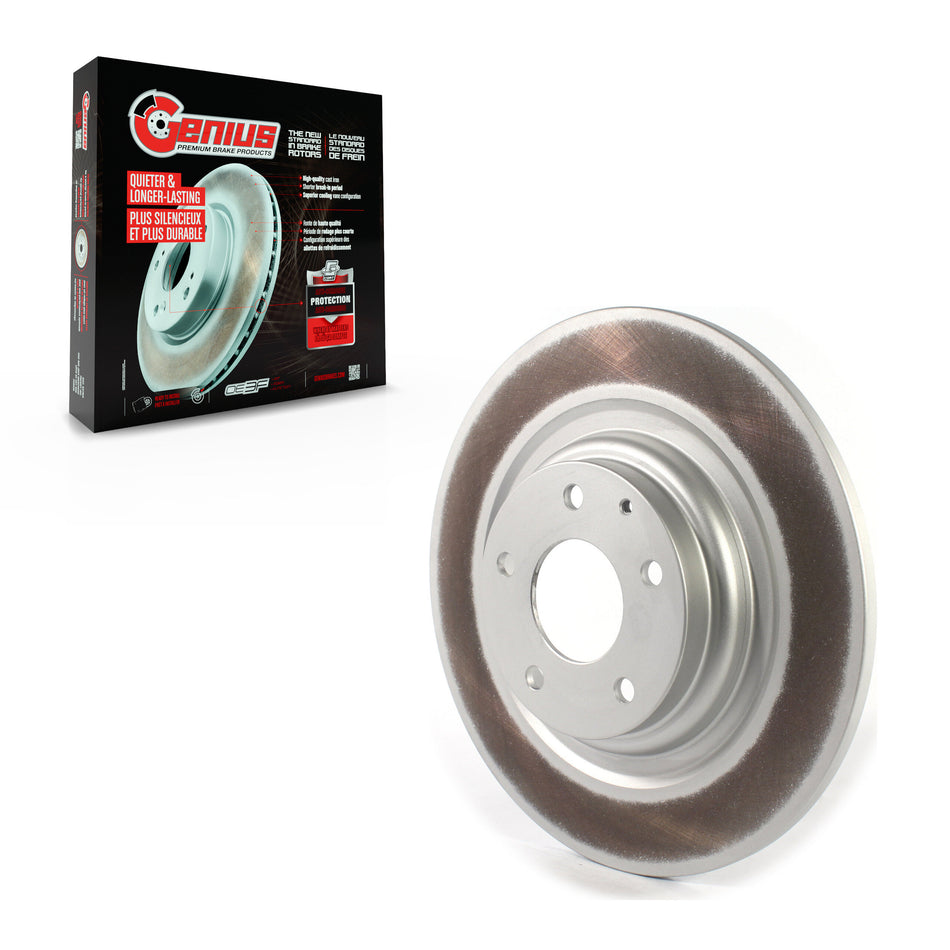 Rear Coated Disc Brake Rotor (1 Piece Only) GCR-982129 For 2016-2023 Mazda CX-9