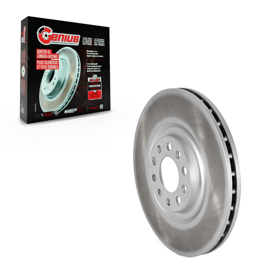 Front Coated Disc Brake Rotor (1 Piece Only) GCR-982276 For Alfa Romeo Stelvio Giulia