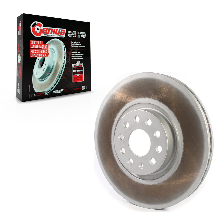 Front Coated Disc Brake Rotor (1 Piece Only) GCR-982348 For Volkswagen Atlas Cross Sport