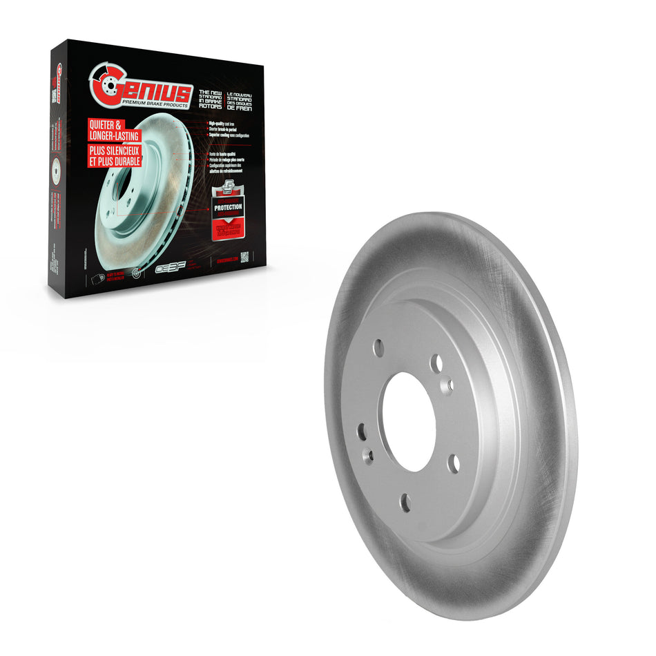 Rear Coated Disc Brake Rotor (1 Piece Only) GCR-982362 For Hyundai Kona Kia Seltos