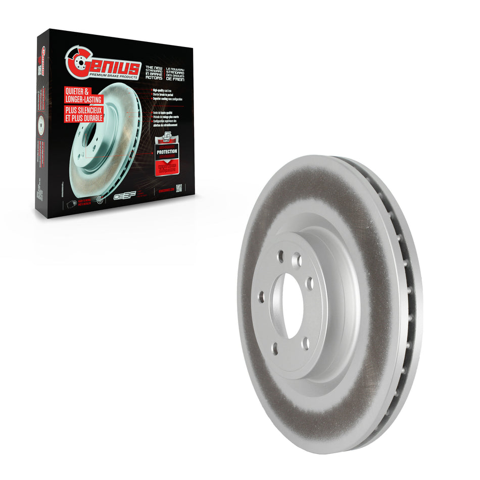 Front Coated Disc Brake Rotor (1 Piece Only) GCR-982386 For Land Rover Range Sport Discovery