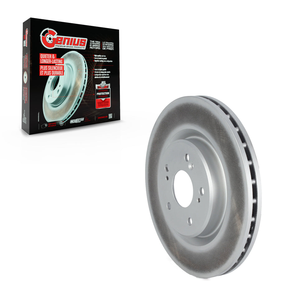 Front Coated Disc Brake Rotor (1 Piece Only) GCR-982435 For 2019-2024 Acura RDX