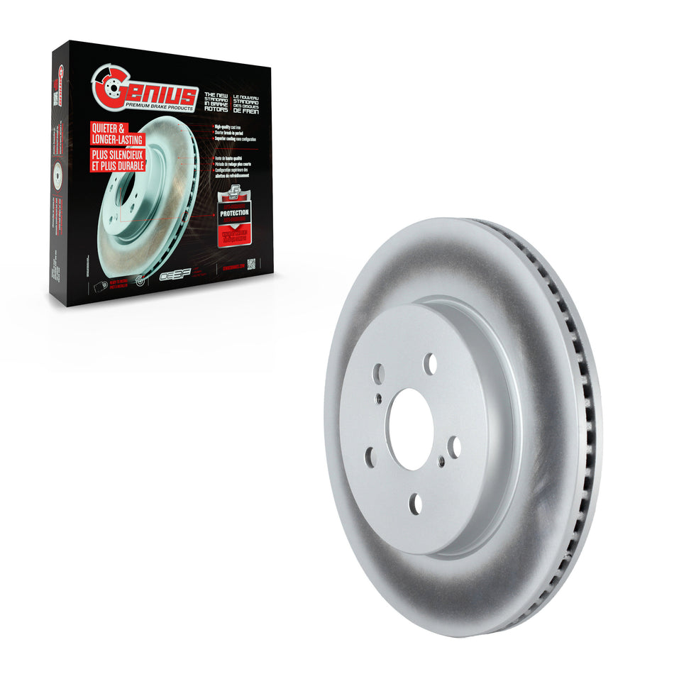 Front Coated Disc Brake Rotor (1 Piece Only) GCR-982491 For Toyota Corolla Prius Prime Volvo V60