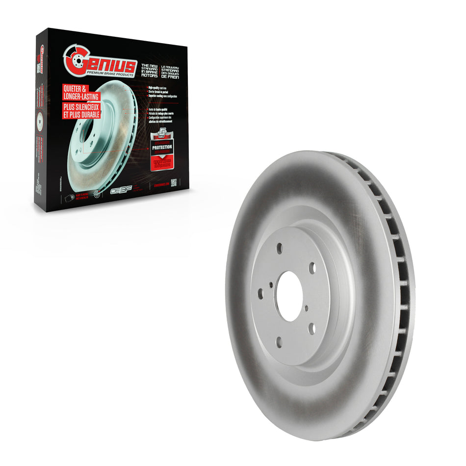 Front Coated Disc Brake Rotor (1 Piece Only) GCR-982570 For 2019-2024 Subaru Ascent