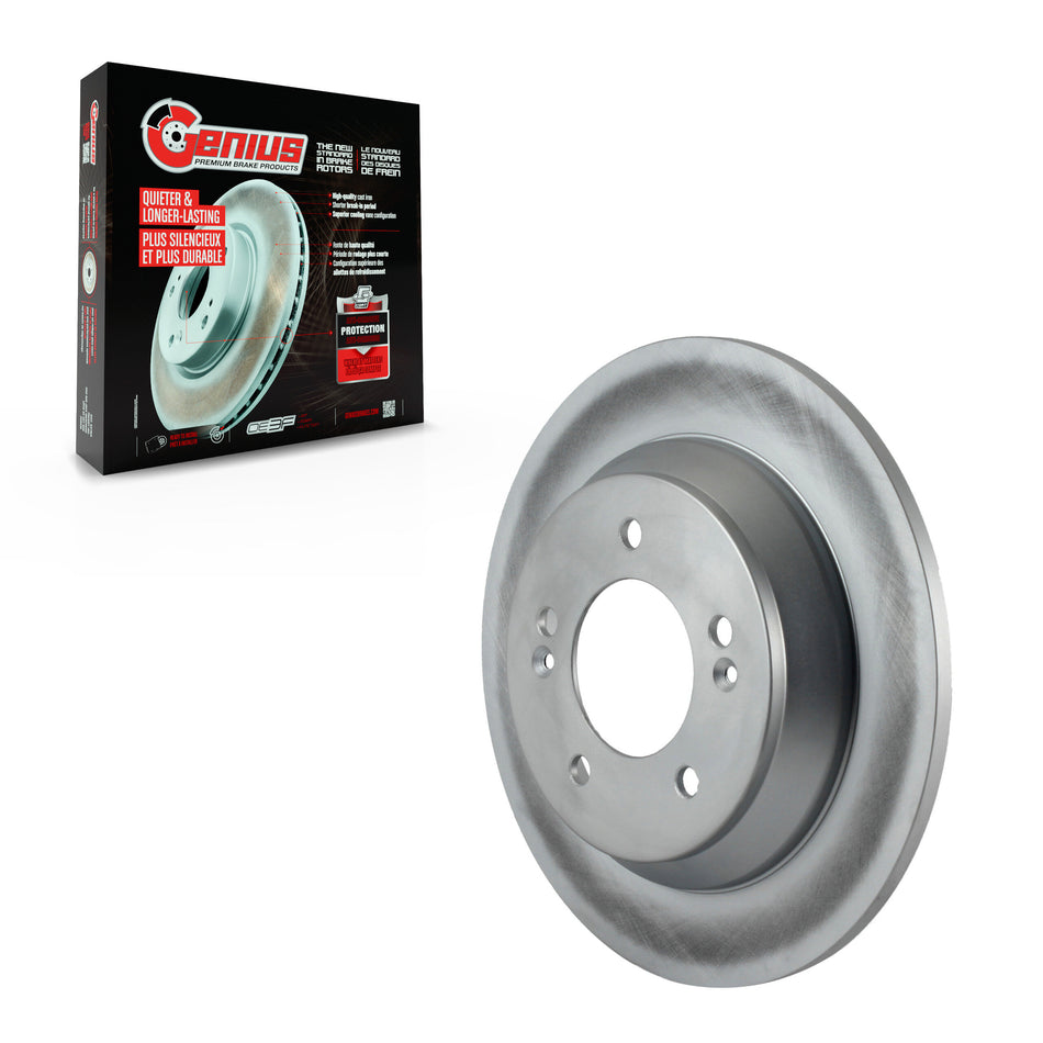 Rear Coated Disc Brake Rotor (1 Piece Only) GCR-G8154 For 2014-2017 Kia Rondo
