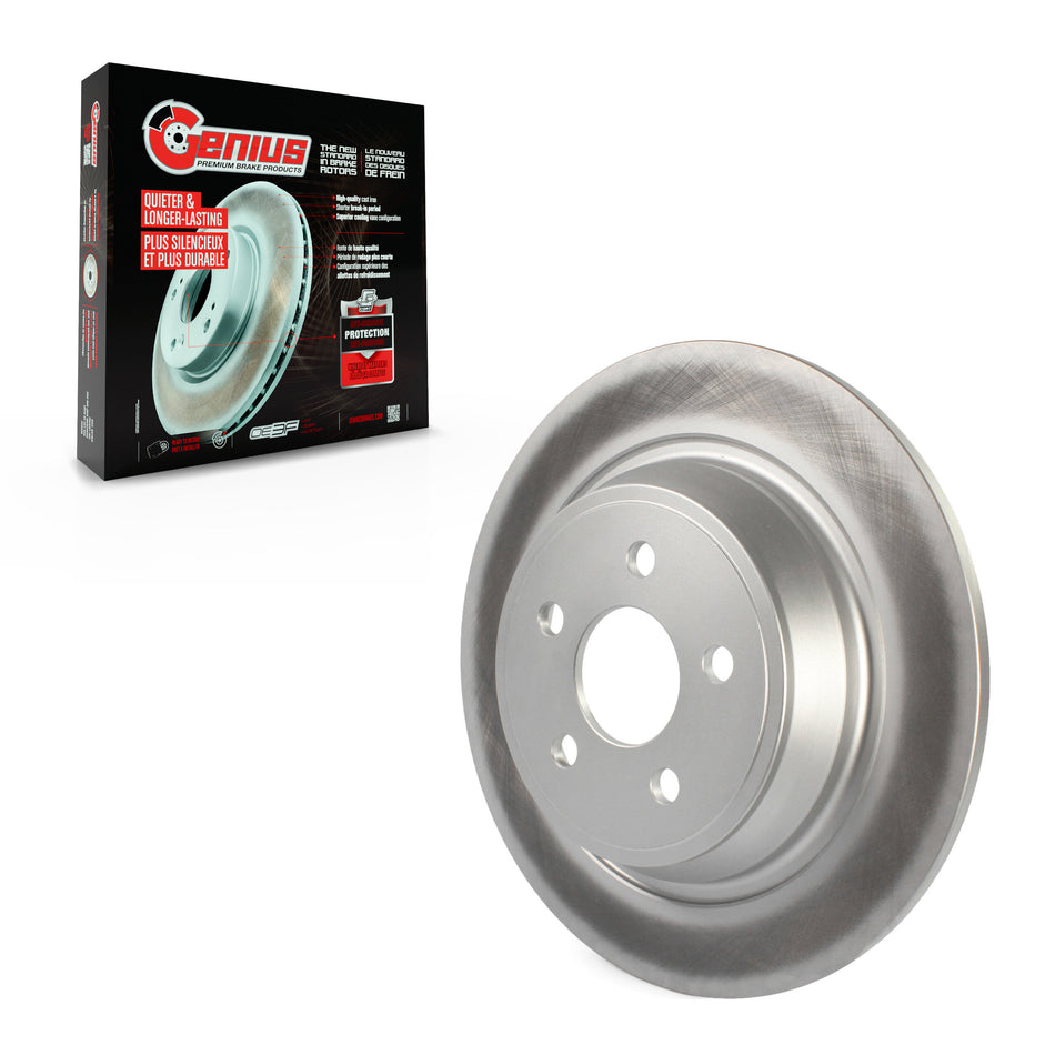 Rear Coated Disc Brake Rotor (1 Piece Only) GCR-G8157 For Ford Edge Fusion Lincoln Nautilus MKX MKZ