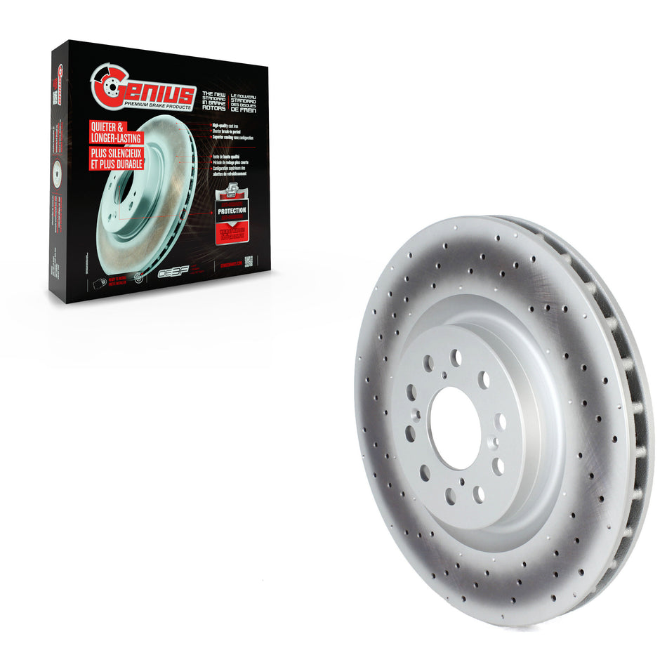 Front Coated Disc Brake Rotor (1 Piece Only) GCR-G8323OE For 2017-2020 Honda Civic Type R