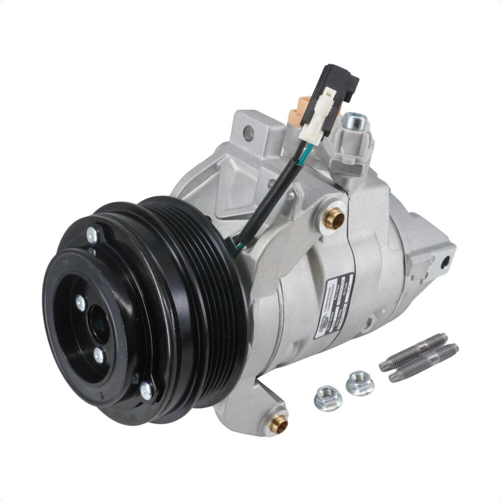 Air Conditioner AC Compressor with Clutch GLB-FD13223 For Ford F-150 2.7L