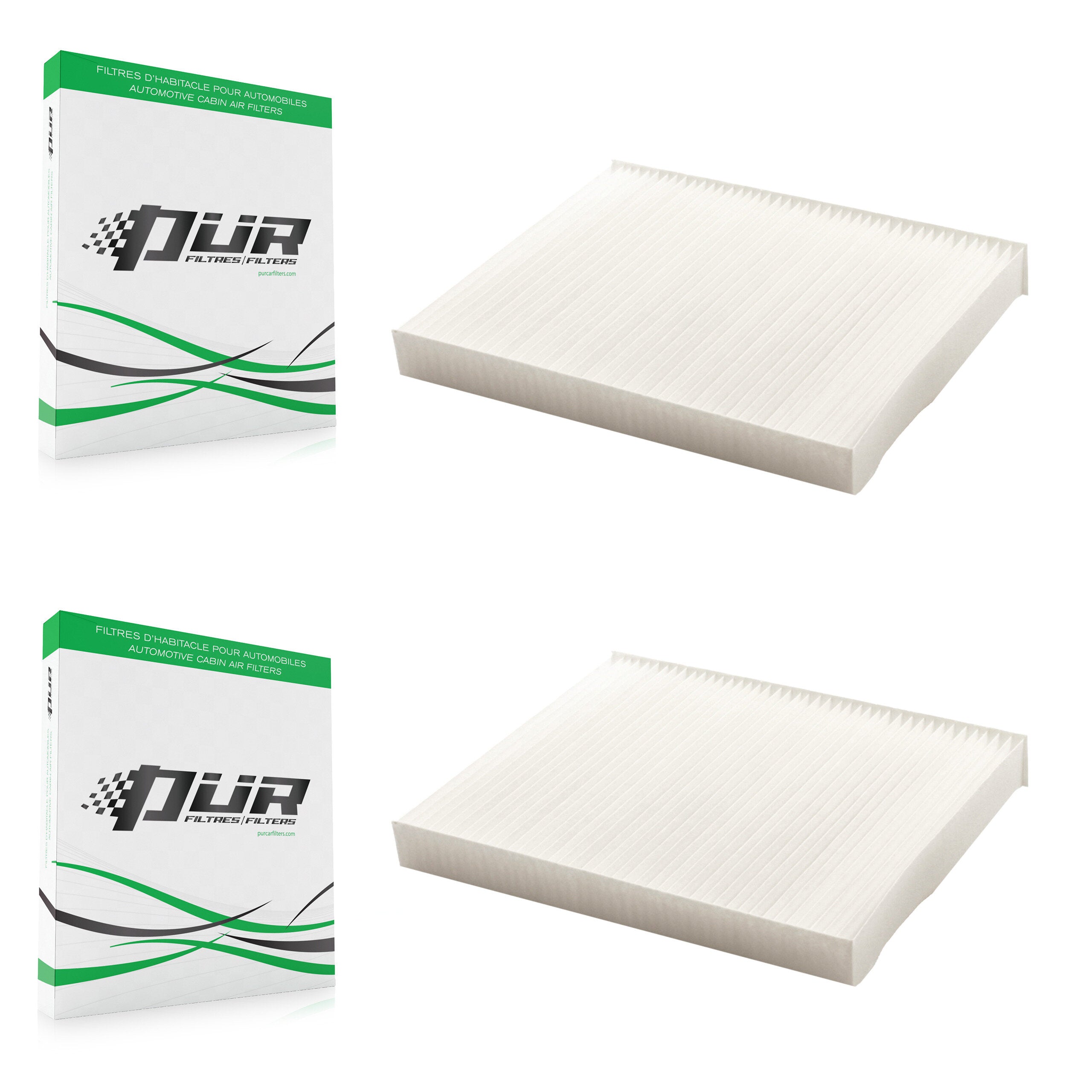 Cabin Air Filter (2 Pack) For 2007-2012 Hyundai Veracruz K54-100018