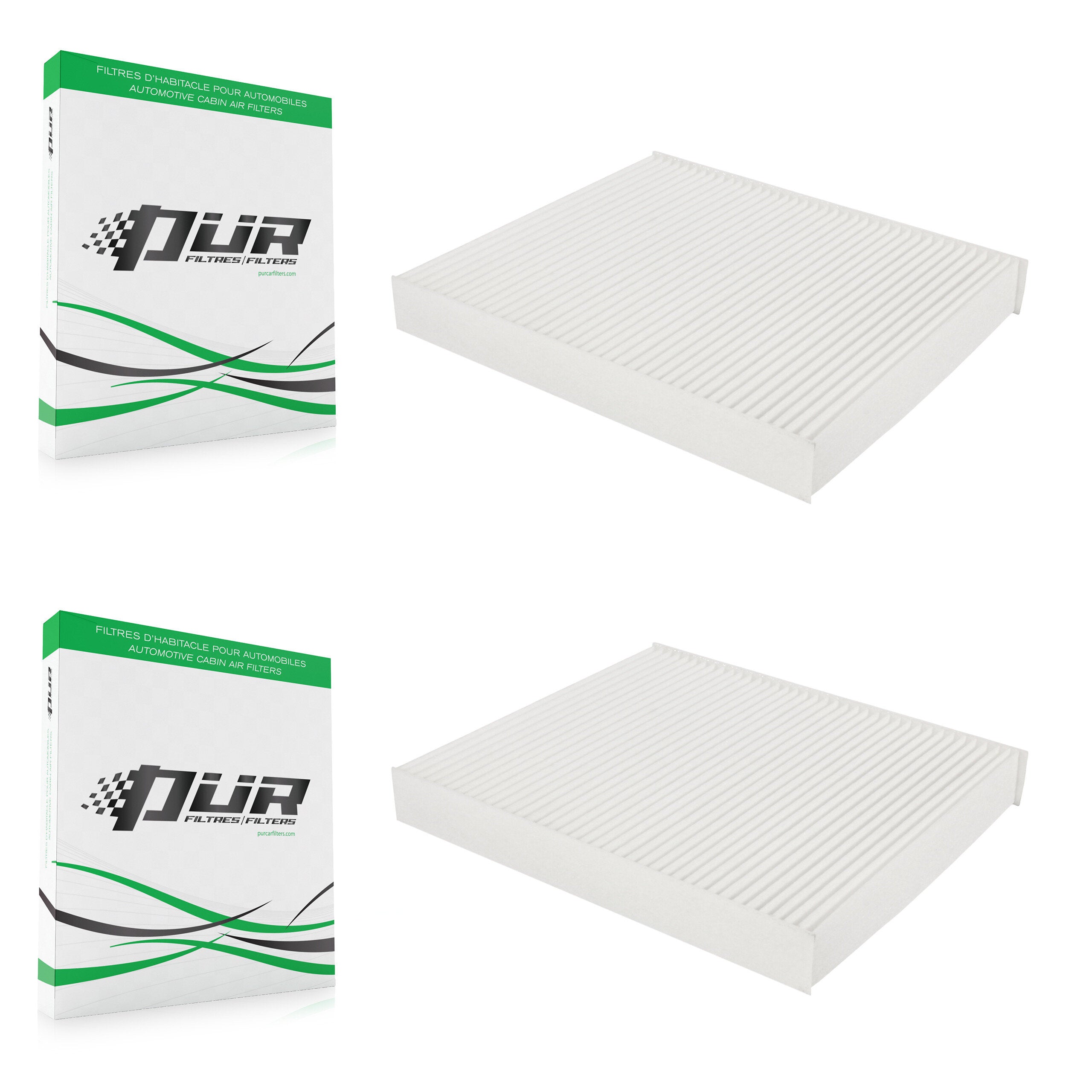 Cabin Air Filter (2 Pack) For Hyundai Sonata Kia Cadenza K54-100060