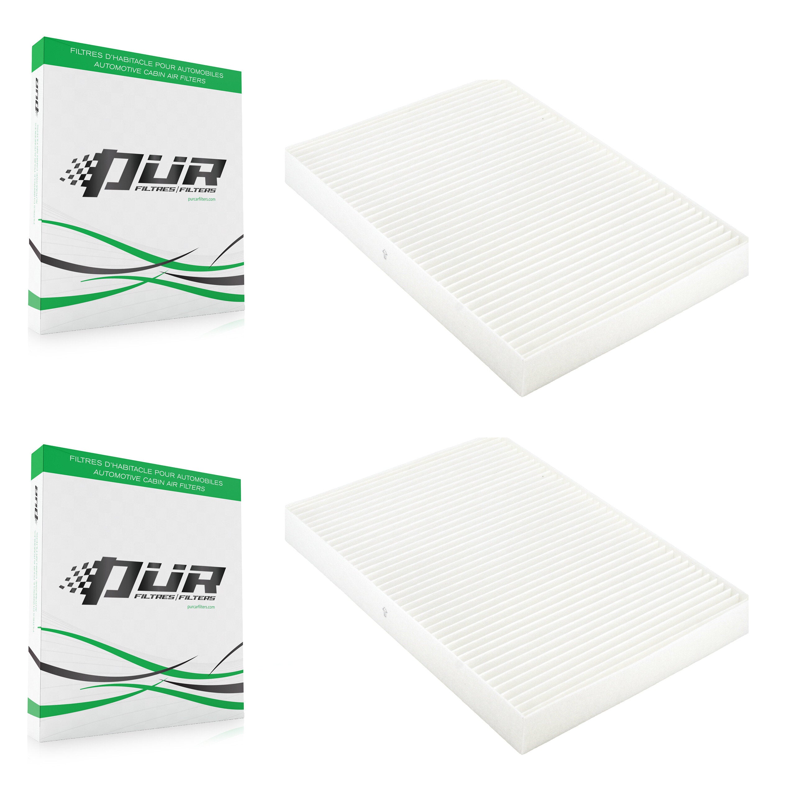 Cabin Air Filter (2 Pack) For Dodge Charger Chrysler 300 Challenger K54-100068