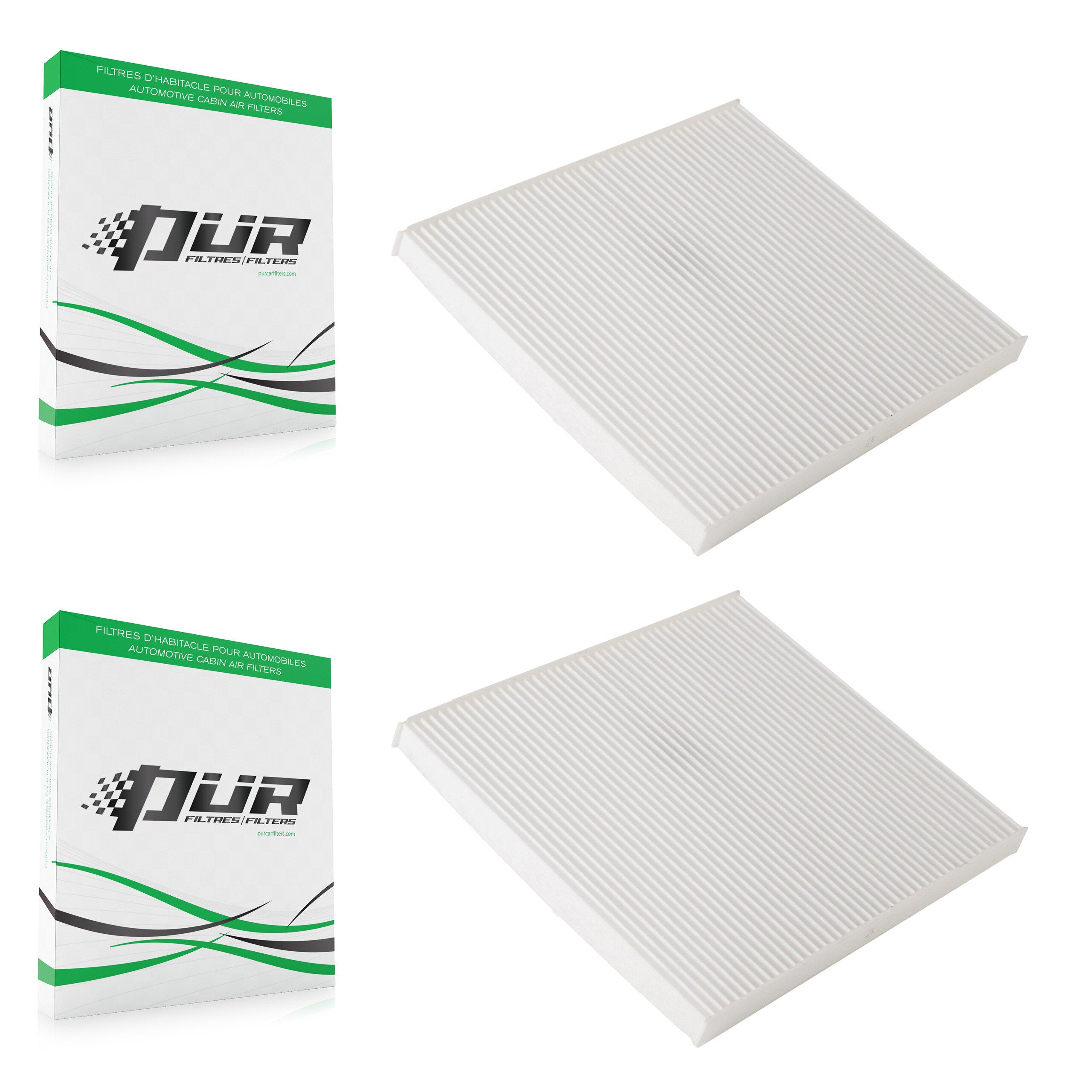Cabin Air Filter (2 Pack) For Kia Spectra Spectra5 Borrego K54-100091