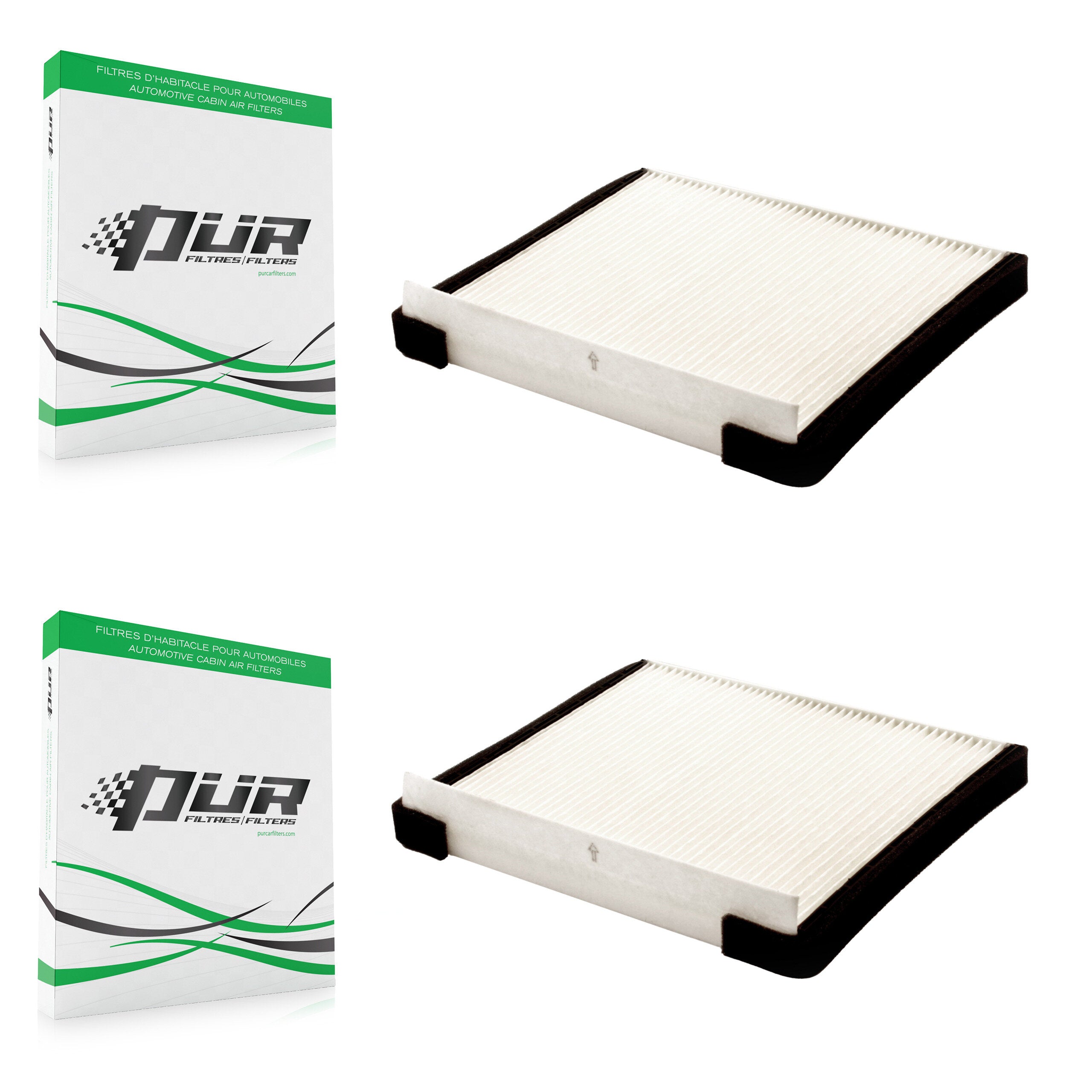 Cabin Air Filter (2 Pack) For Hyundai Accent K54-100094