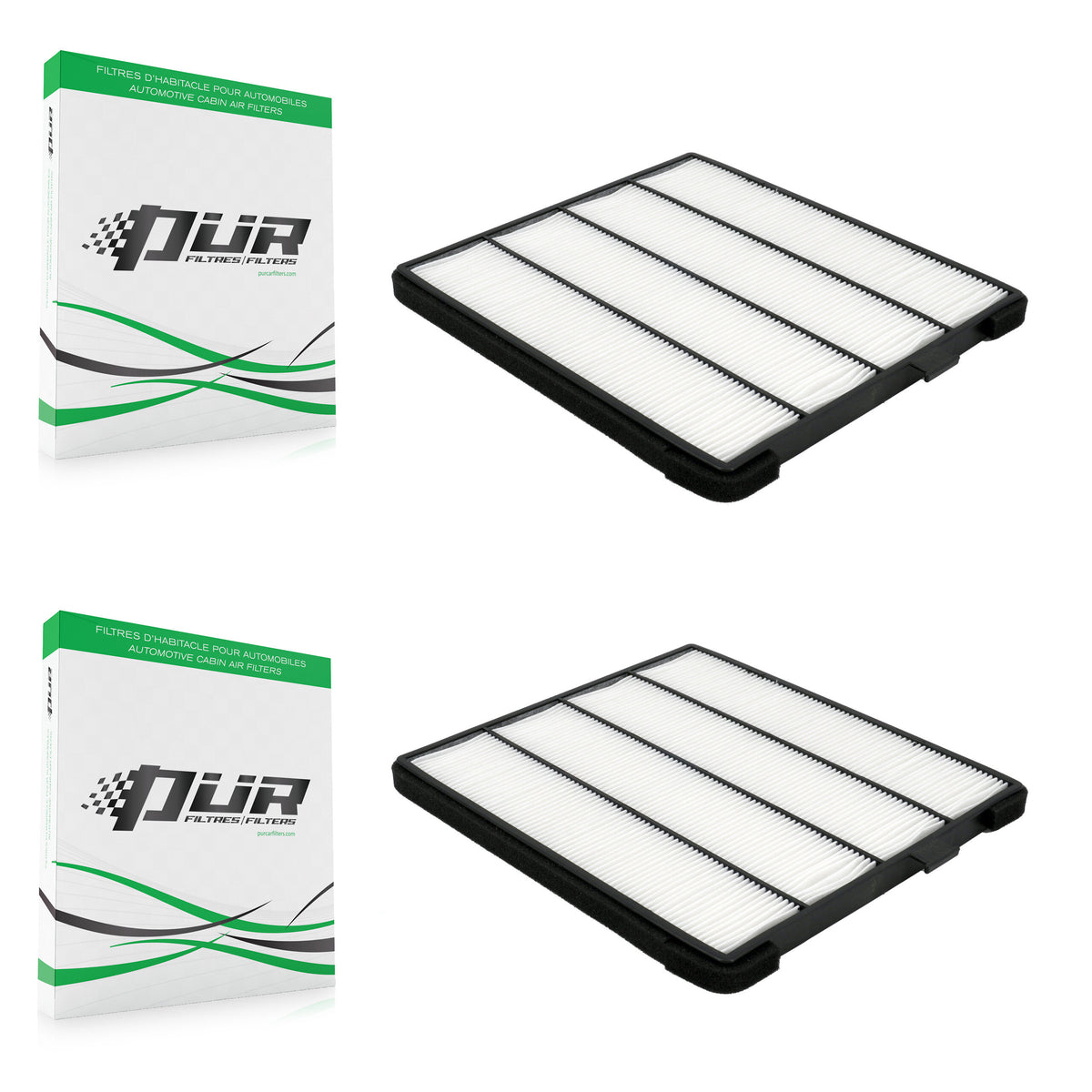Cabin Air Filter (2 Pack) For Honda Pilot Odyssey Acura MDX K54-100125