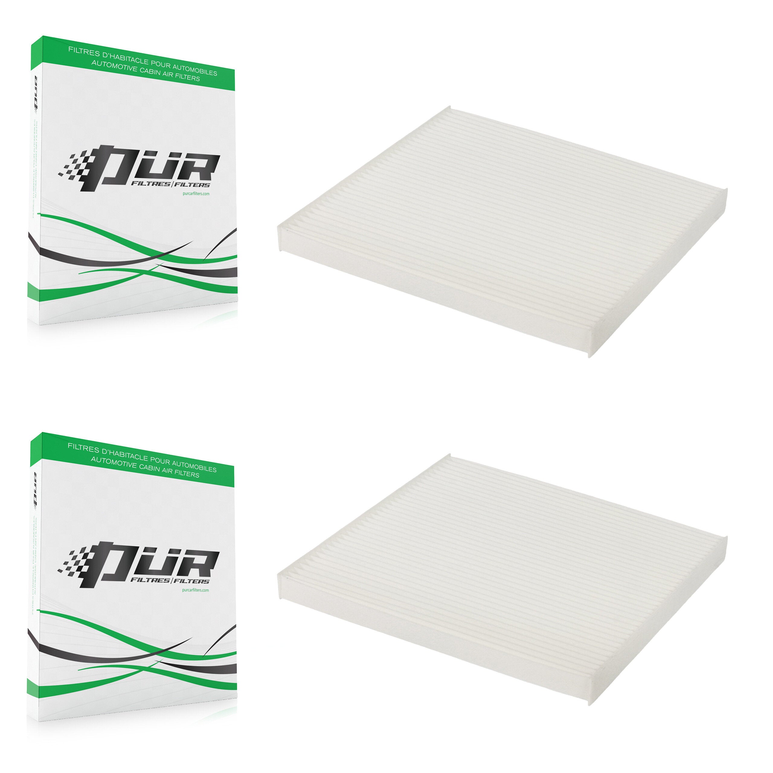 Cabin Air Filter (2 Pack) For Jeep Cherokee Chrysler 200 K54-100134