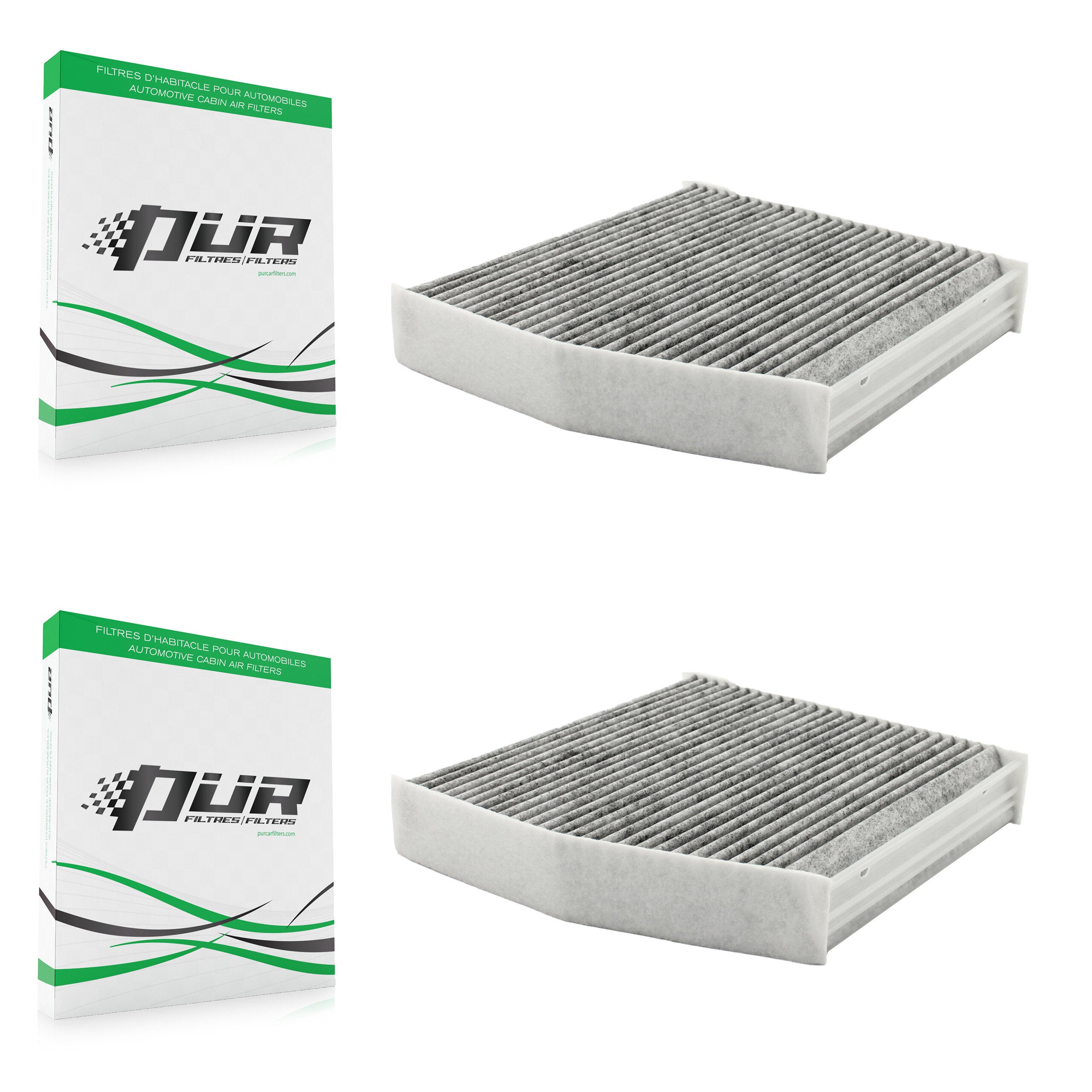 Cabin Air Filter (2 Pack) For Mercedes-Benz CLA250 GLA250 B250 INFINITI QX30 CLA45 AMG B K54-100139