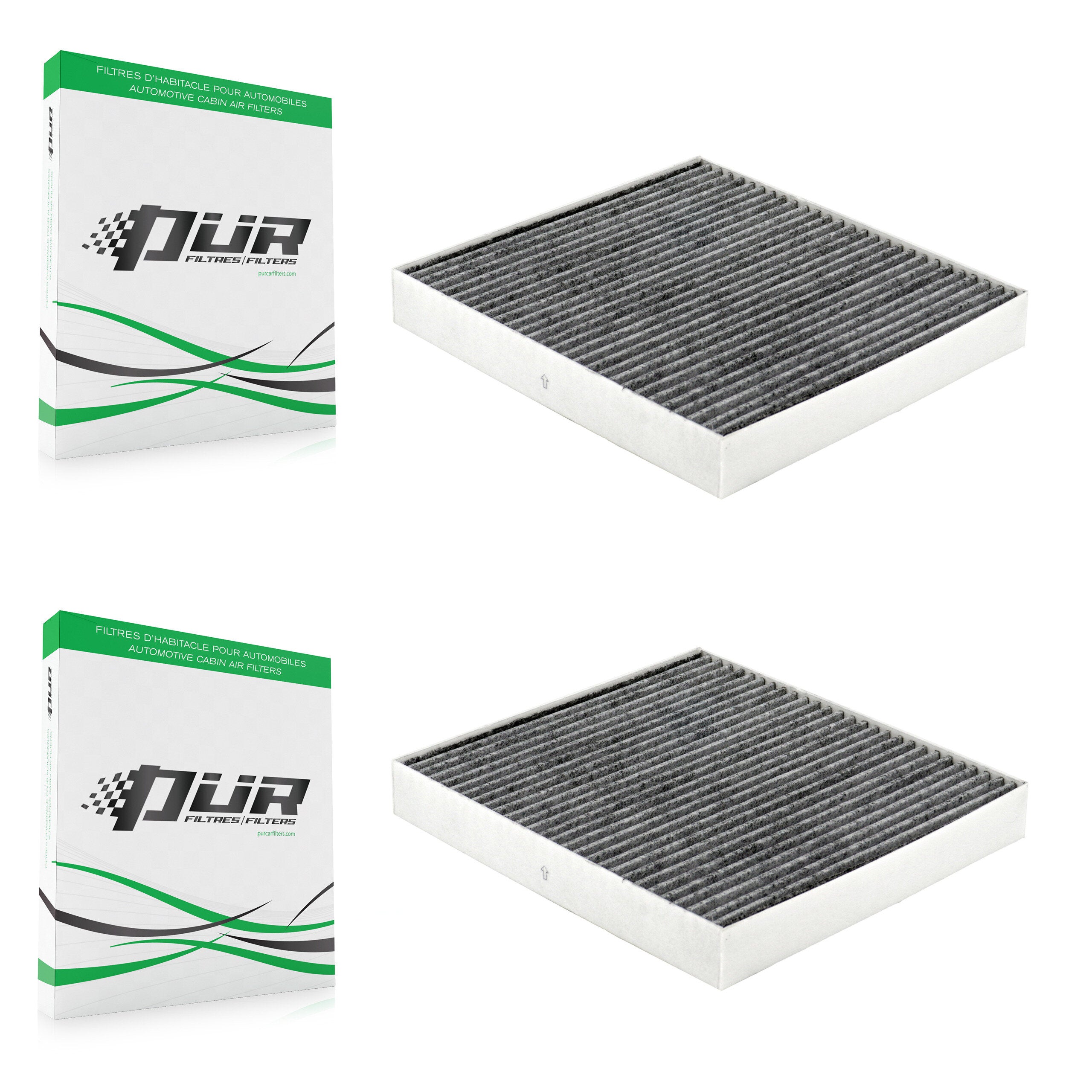 Cabin Air Filter (2 Pack) For Hyundai Kia Tucson Elantra Santa Fe Sportage Sorento Kona 5 K54-101686