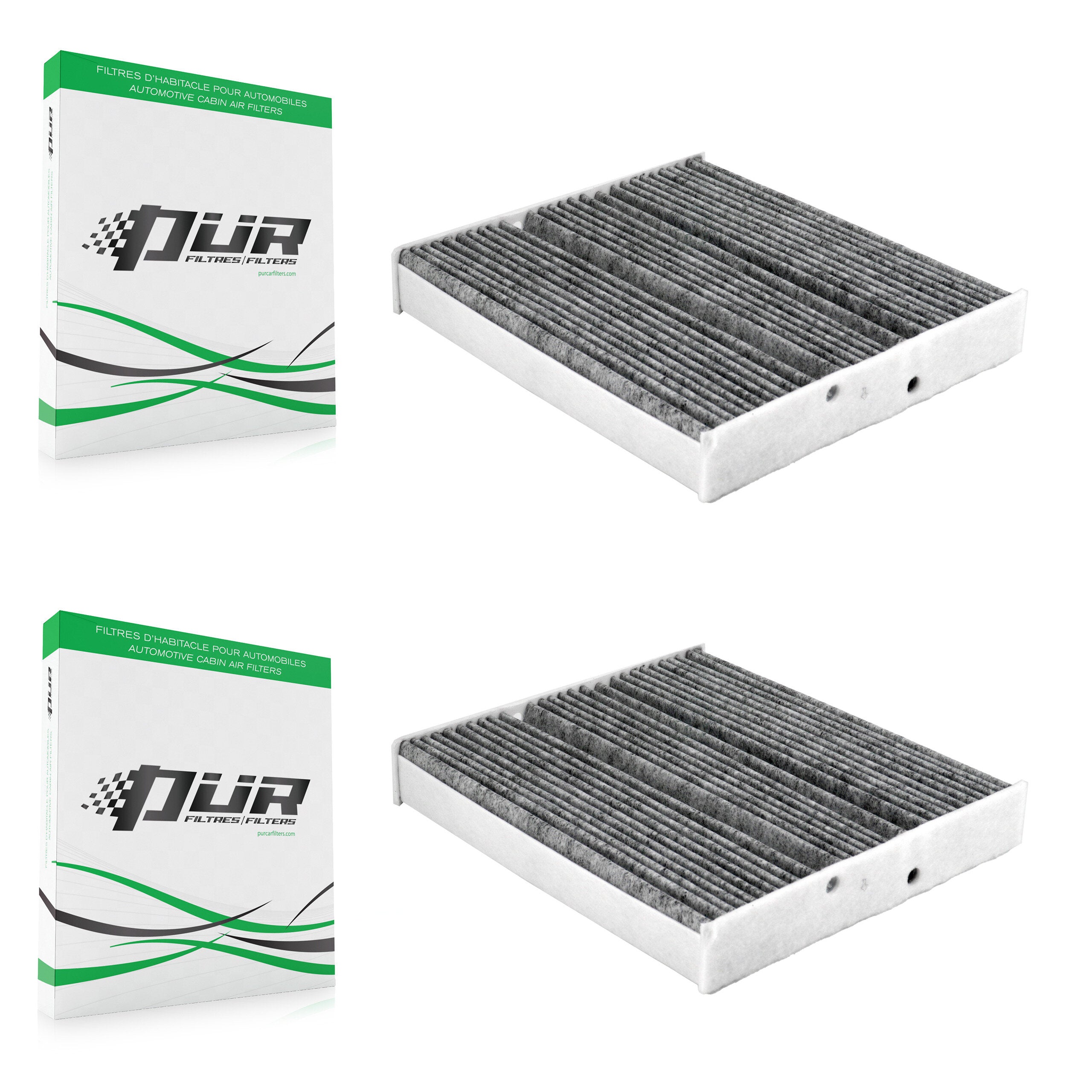 Cabin Air Filter (2 Pack) For Mercedes-Benz GLB250 GLA250 A220 A250 EQB 350 GLB35 AMG A35 K54-101712