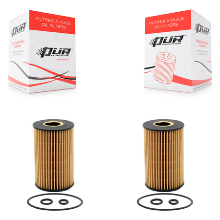 Engine Cartridge Oil Filter (2 Pack) For 2012-2014 Volkswagen Passat 2.0L K56-100001