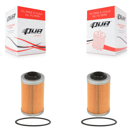 Engine Cartridge Oil Filter (2 Pack) For Cadillac Chevrolet CTS Camaro Colorado SRX GMC K56-100017