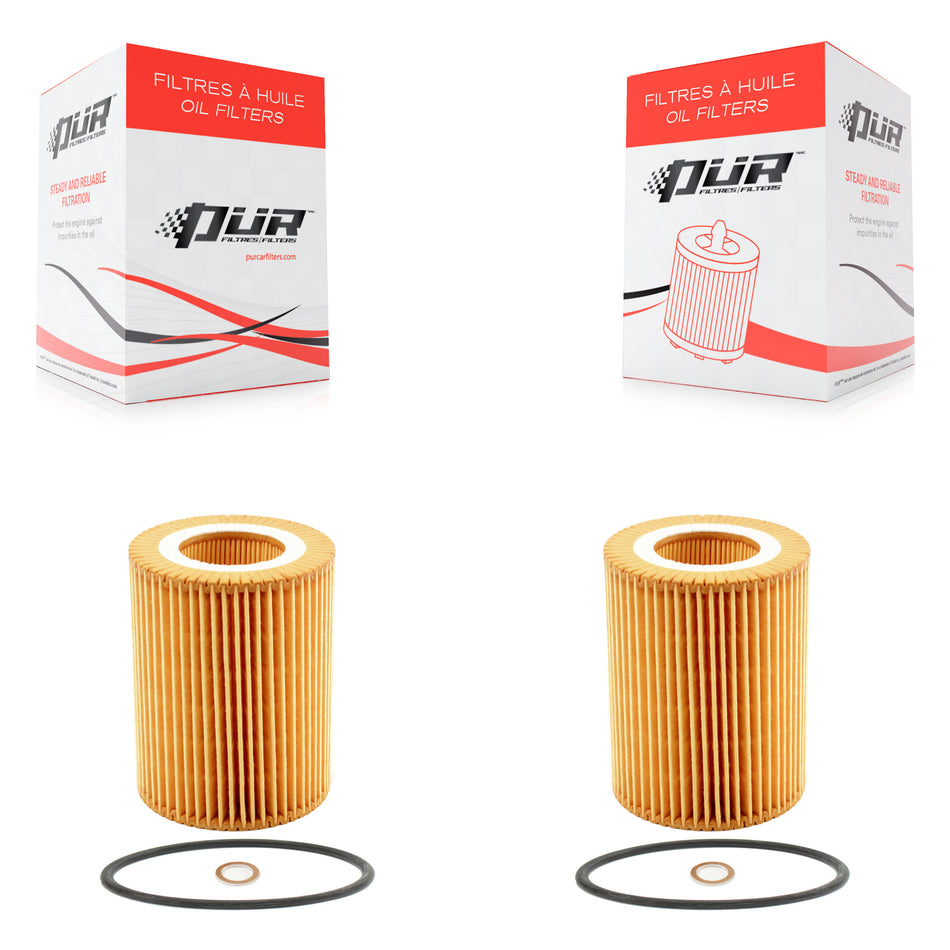 Engine Cartridge Oil Filter (2 Pack) For BMW X5 325i Z3 X3 330Ci Z4 325Ci 325xi 330i 328i K56-100027
