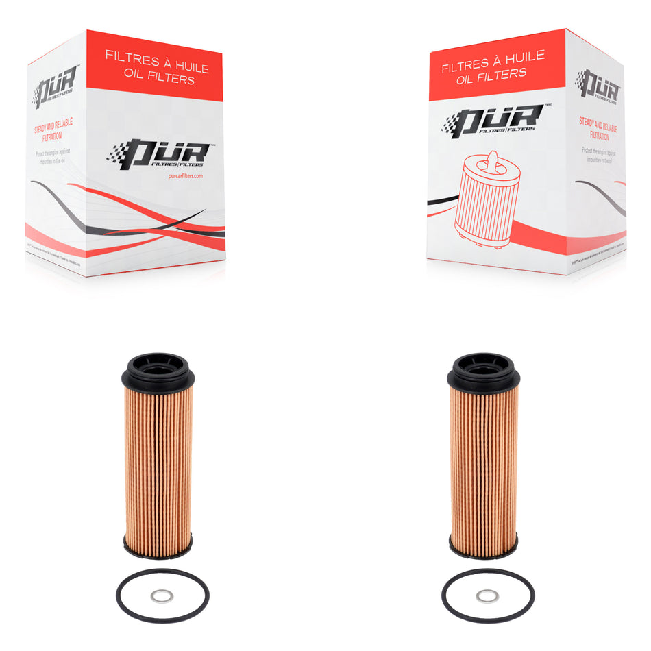 Engine Cartridge Oil Filter (2 Pack) For BMW X3 X5 X4 X7 X6 M340i xDrive 340i 540i M240i K56-100482