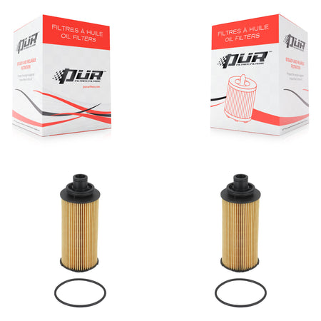 Engine Cartridge Oil Filter (2 Pack) For 2016-2022 Chevrolet Colorado GMC Canyon 2.8L K56-100489