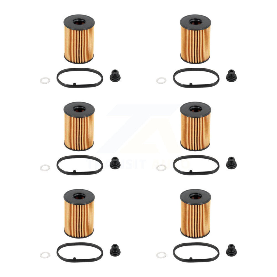 Engine Cartridge Oil Filter (6 Pack) For Hyundai Tucson Kia Santa Fe Sportage Sorento K5 K56-100590