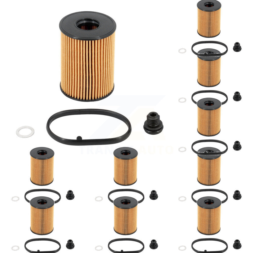 Engine Cartridge Oil Filter (10 Pack) For Hyundai Tucson Kia Santa Fe Sportage Sorento K5 K56-100592
