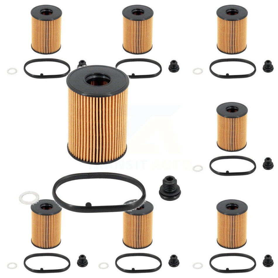 Engine Cartridge Oil Filter (8 Pack) For Hyundai Tucson Kia Santa Fe Sportage Sorento K5 K56-100598