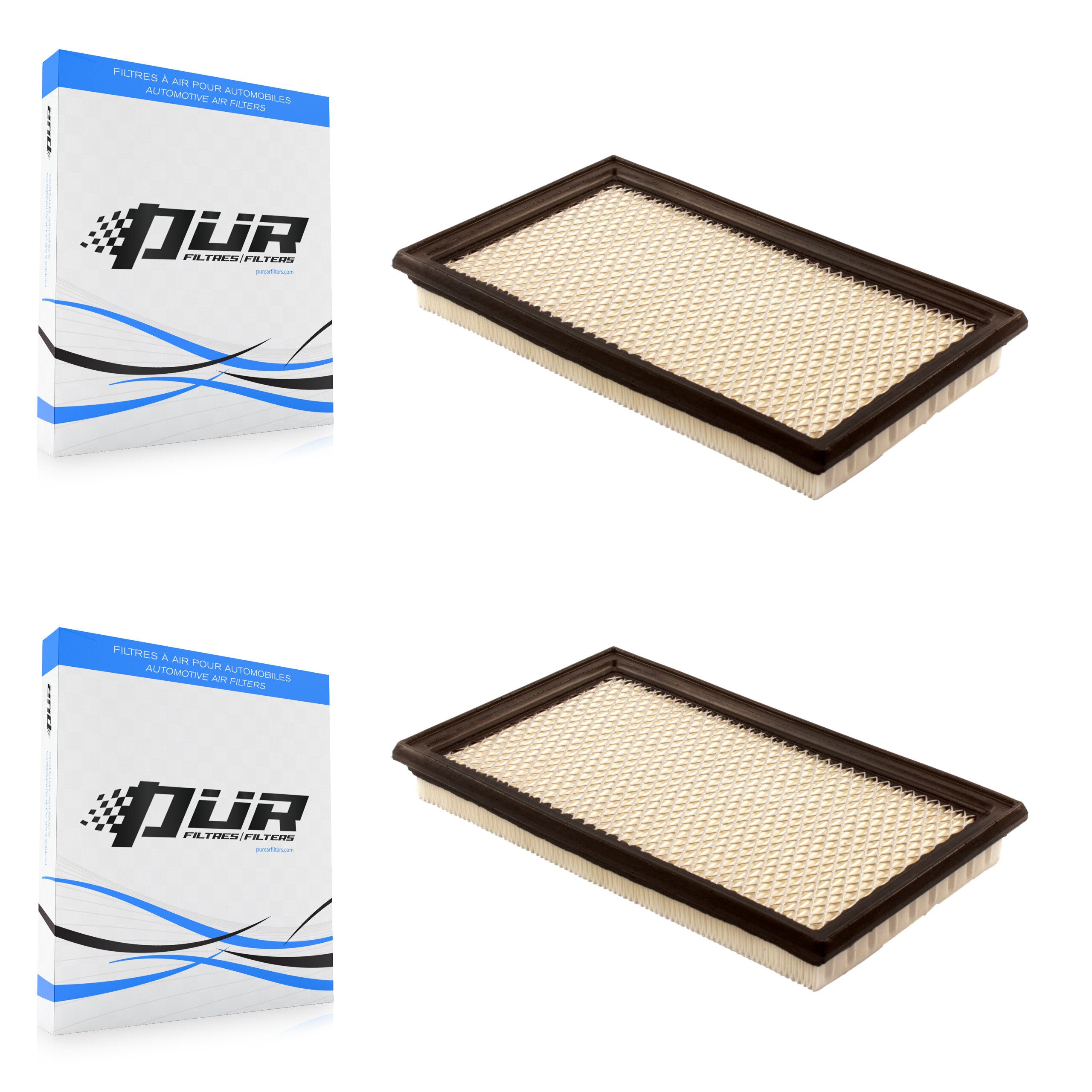 Engine Air Filter (2 Pack) For Nissan Murano Altima Pathfinder INFINITI Subaru Maxima G35 K57-100021