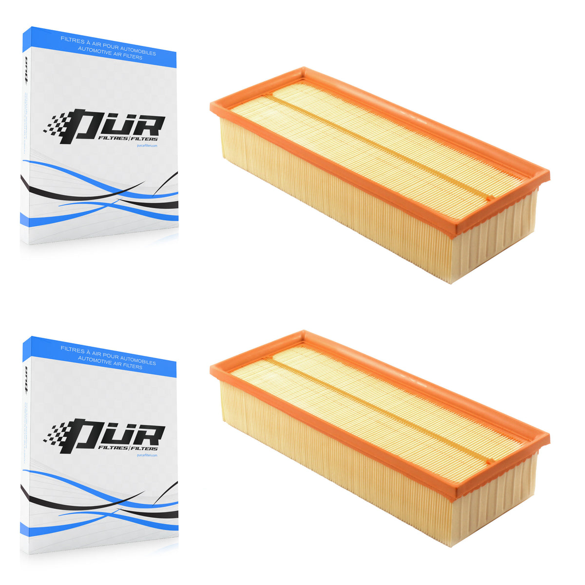 Engine Air Filter (2 Pack) For Volkswagen Jetta Tiguan Passat Golf Audi Beetle Q3 GTI CC K57-100031