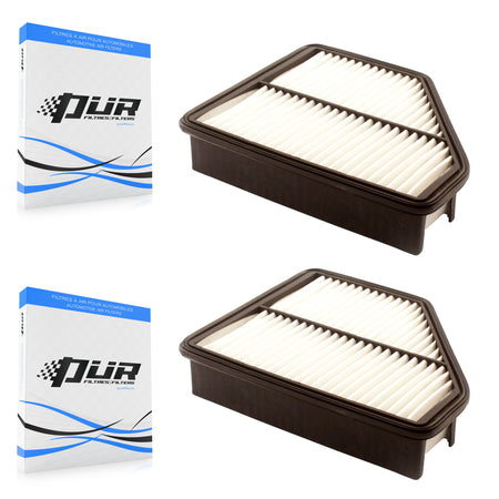 Engine Air Filter (2 Pack) For 2010-2012 Hyundai Genesis Coupe 2.0L K57-100044
