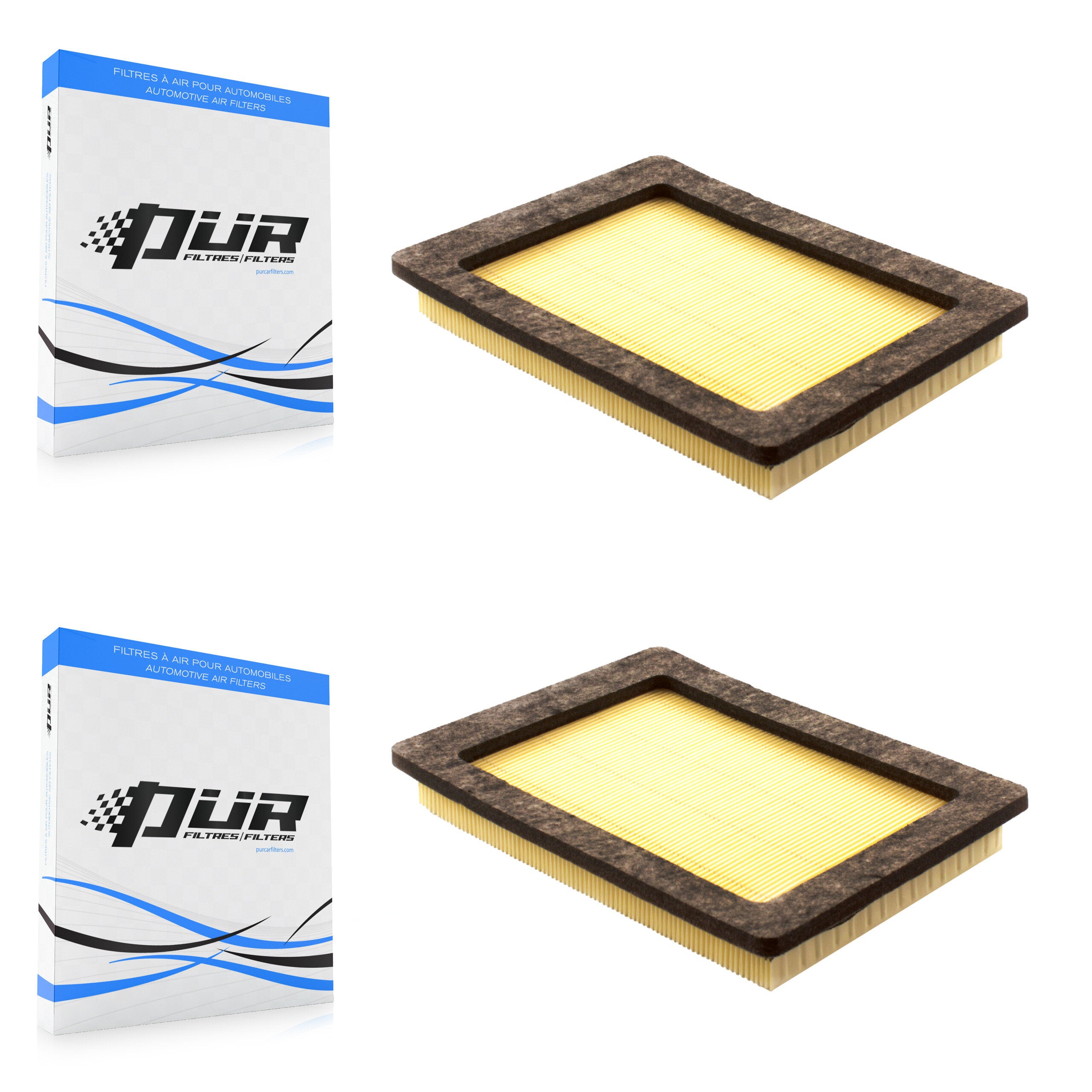 Engine Air Filter (2 Pack) For Ford F-150 F-350 Super Duty F-250 Lincoln Mark LT Heritage K57-100091