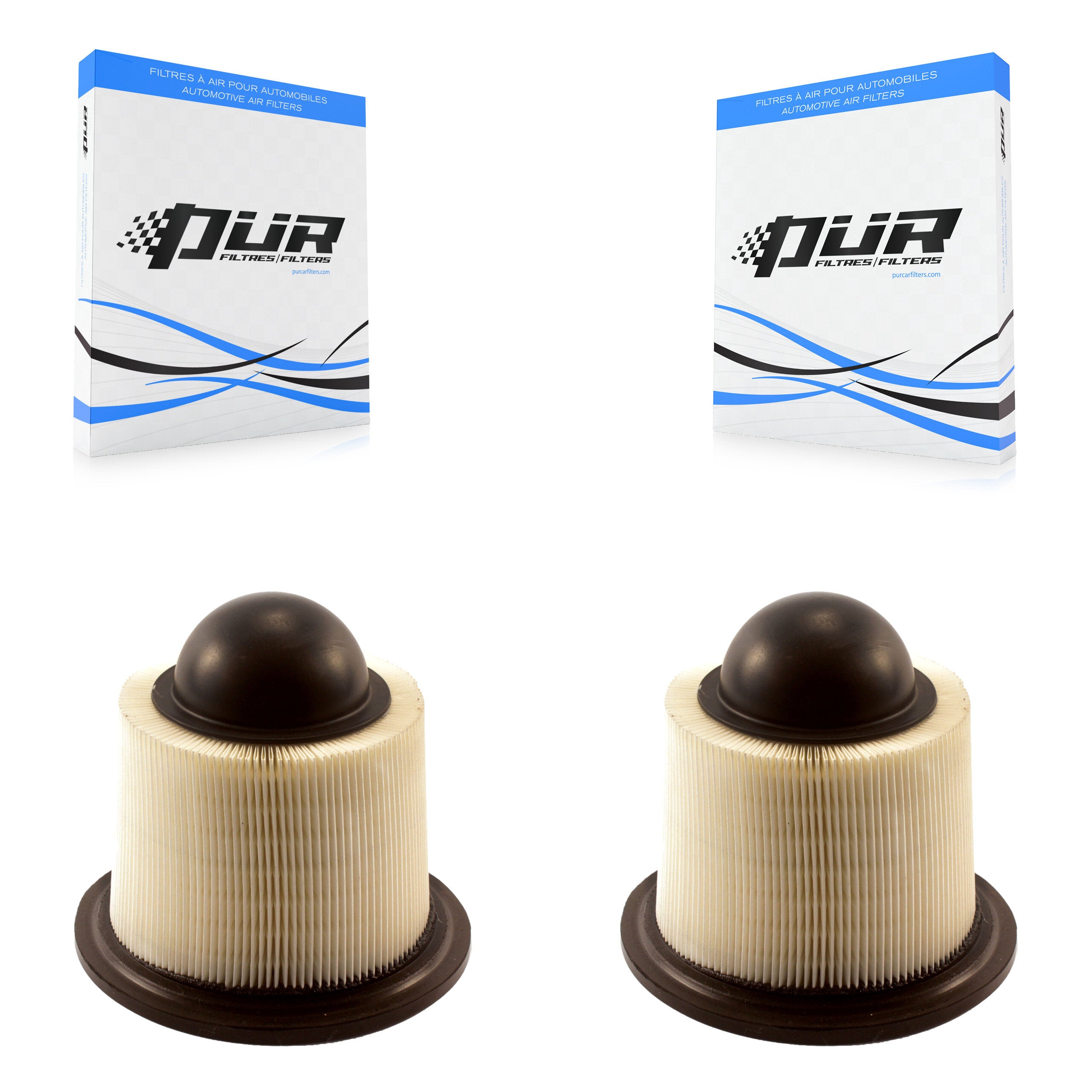 Engine Air Filter (2 Pack) For Ford F-150 E-350 Super Duty F-350 Mustang E-250 F-250 Club K57-100092