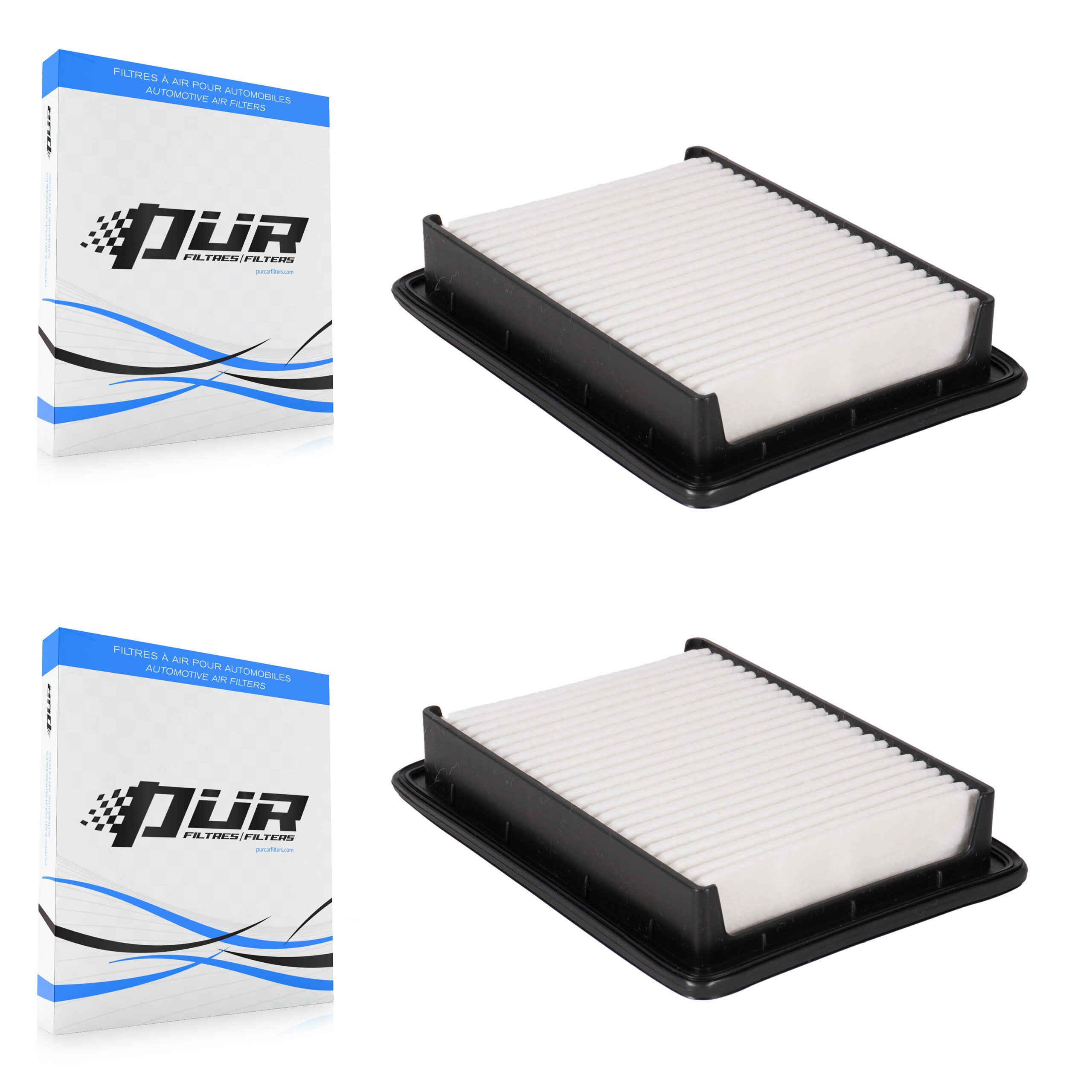 Engine Air Filter (2 Pack) For 2016-2022 Chevrolet Spark K57-100107