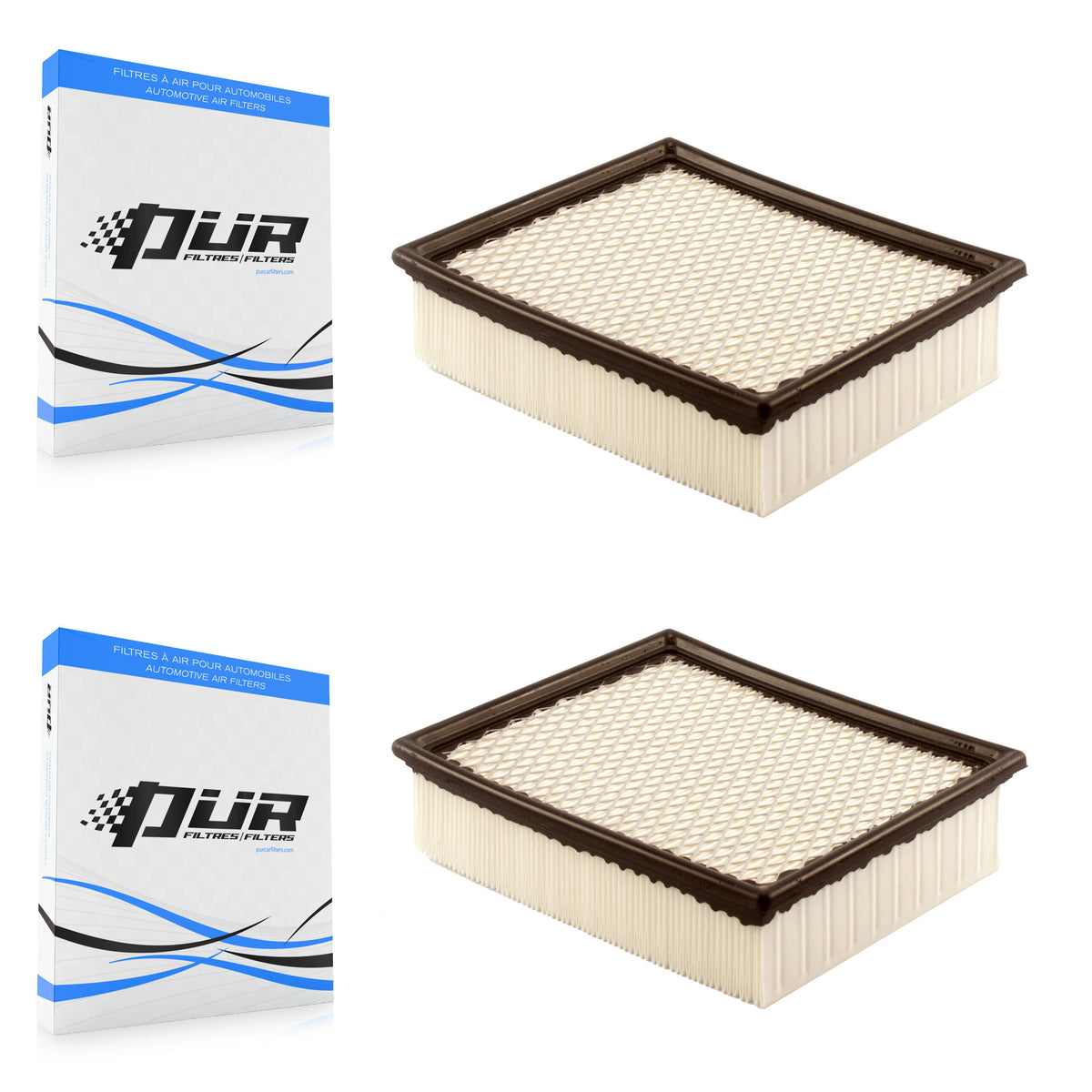 Engine Air Filter (2 Pack) For Ford Ranger Mazda B4000 Explorer Sport Trac B3000 B2300 K57-100117