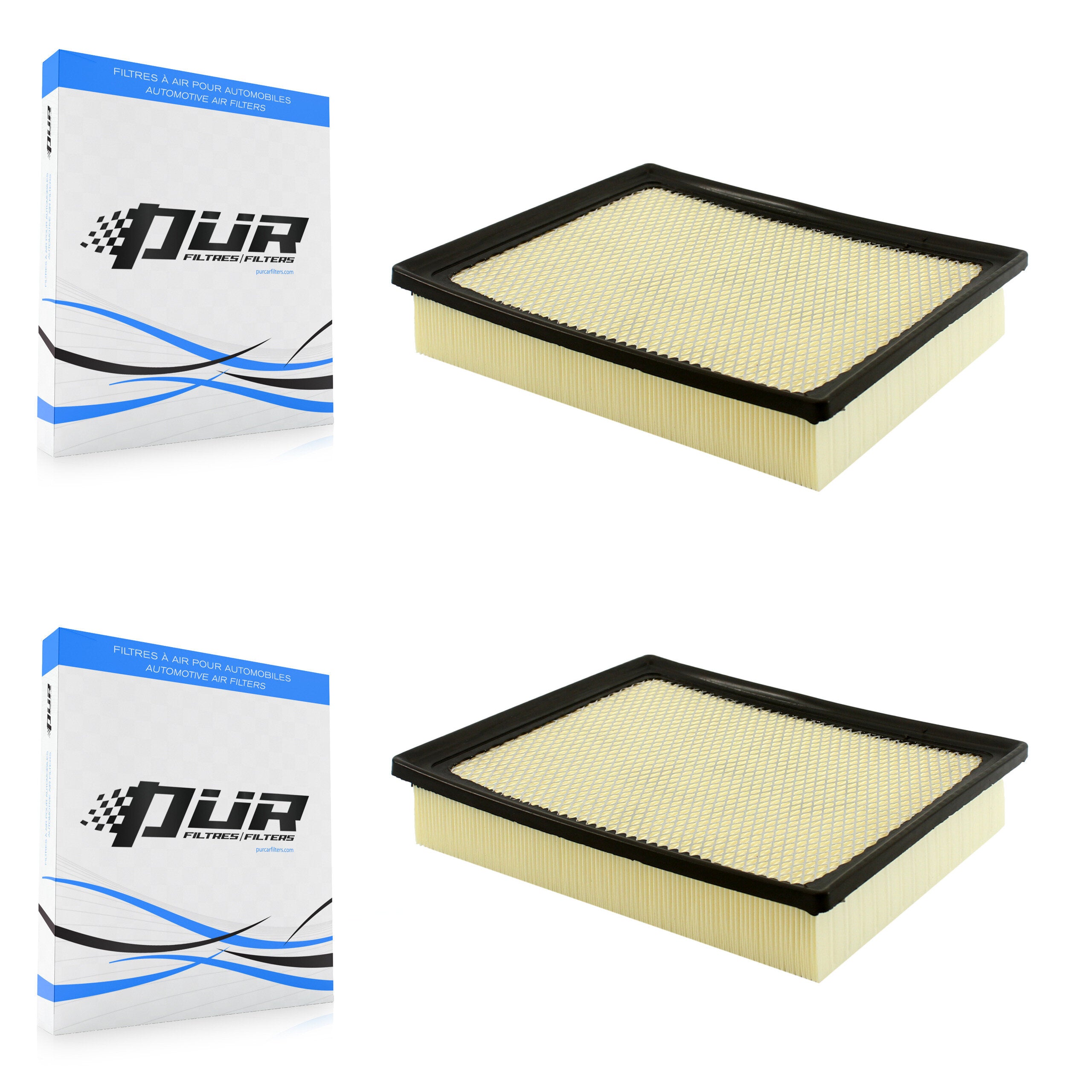 Engine Air Filter (2 Pack) For Toyota Tacoma Tundra Sequoia K57-100139