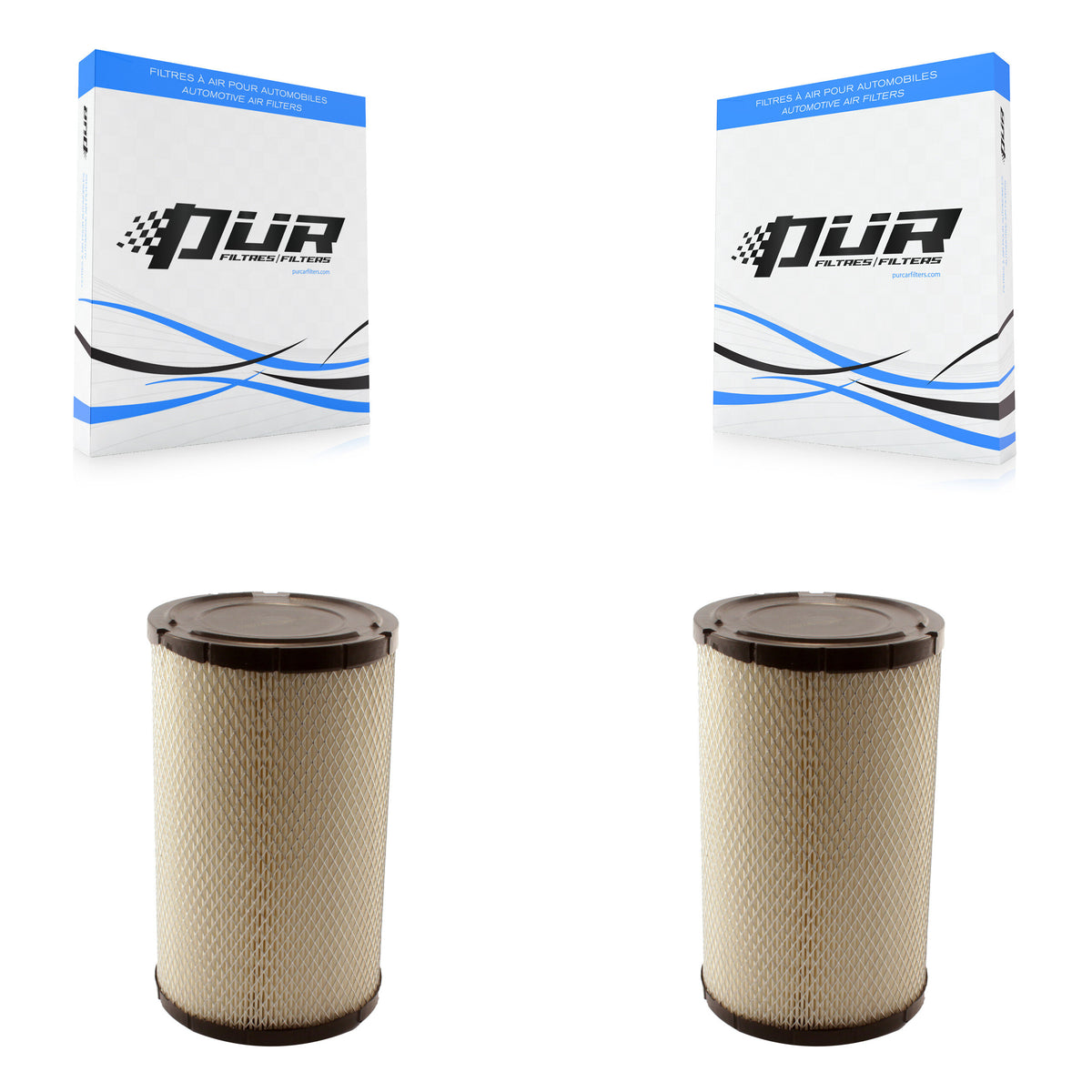 Engine Air Filter (2 Pack) For Chevrolet GMC K1500 C1500 K2500 K3500 Tahoe C2500 2500 K57-100149