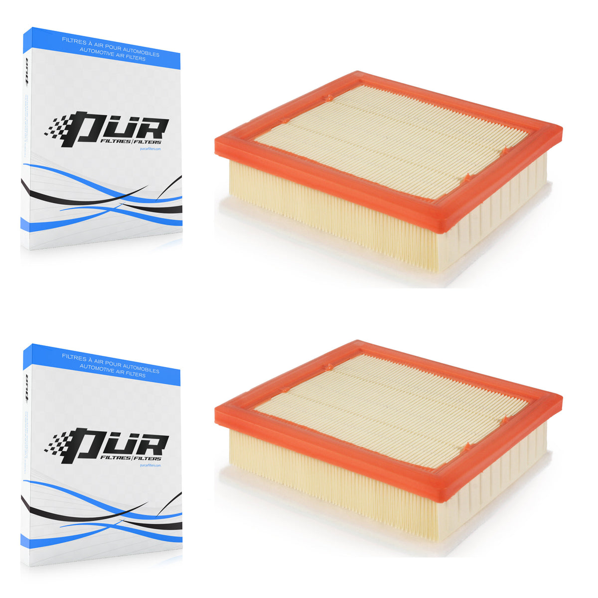 Engine Air Filter (2 Pack) For Jeep Compass Renegade Ram ProMaster City Fiat 500X K57-100169