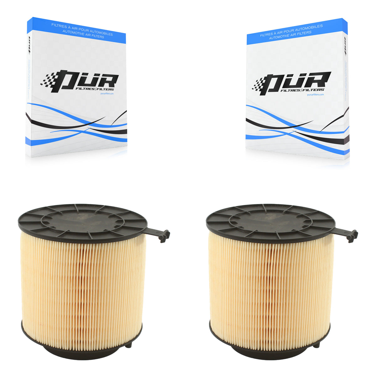Engine Air Filter (2 Pack) For Audi Q5 A4 Quattro S4 A5 S5 SQ5 K57-100185