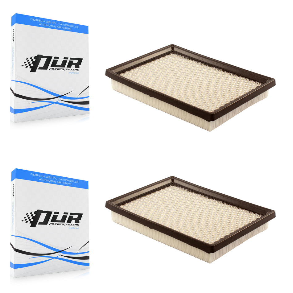 Engine Air Filter (2 Pack) For Honda Civic Nissan Sentra INFINITI Q50 QX70 del Sol K57-100189