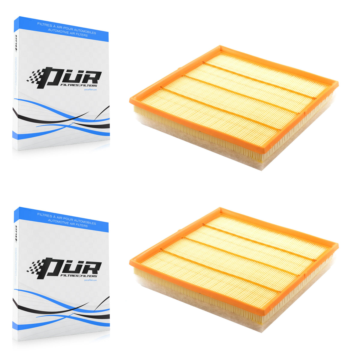 Engine Air Filter (2 Pack) For Cadillac SRX Saab 9-4X K57-100198