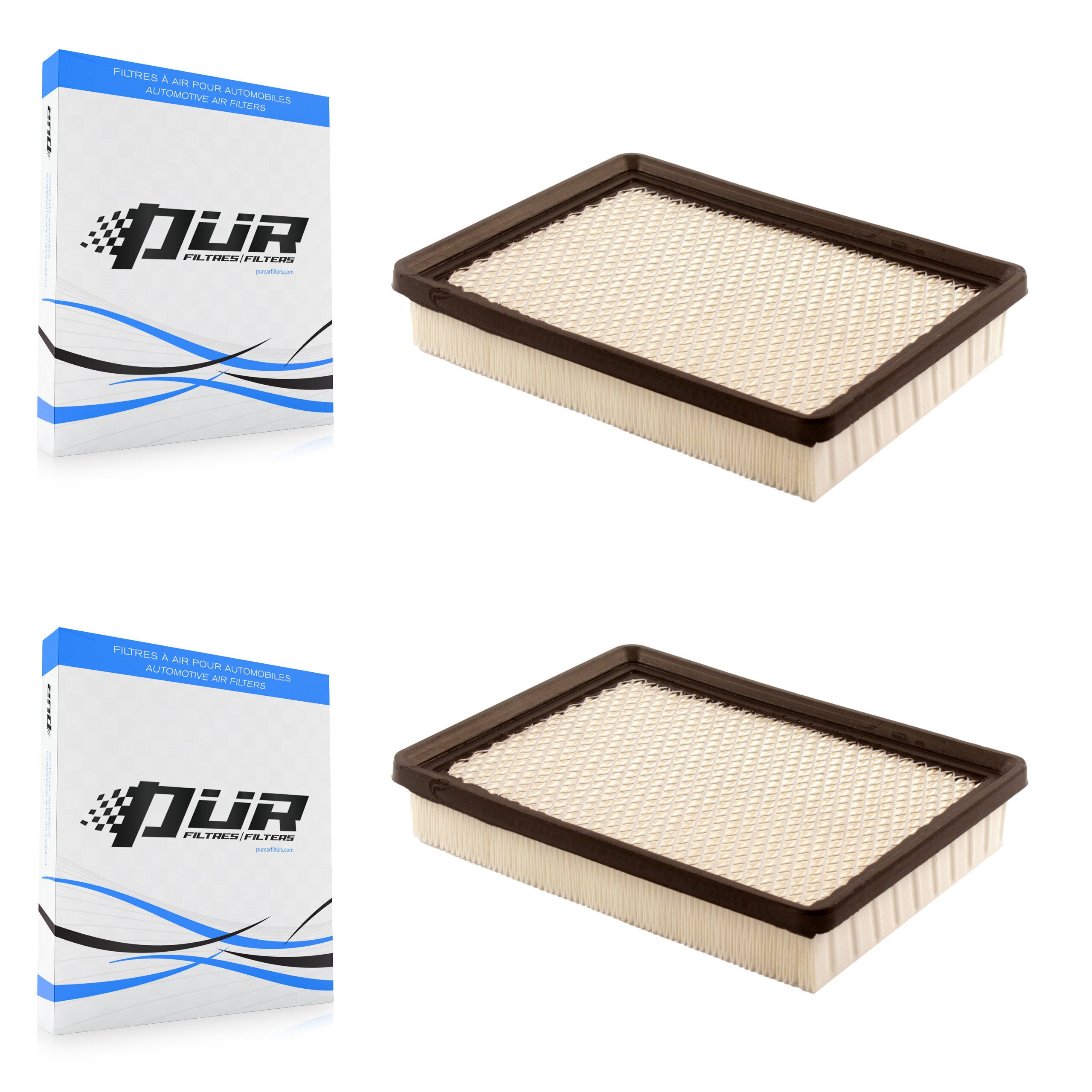 Engine Air Filter (2 Pack) For Chevrolet Pontiac Montana Malibu Uplander Buick Rendezvous K57-100219